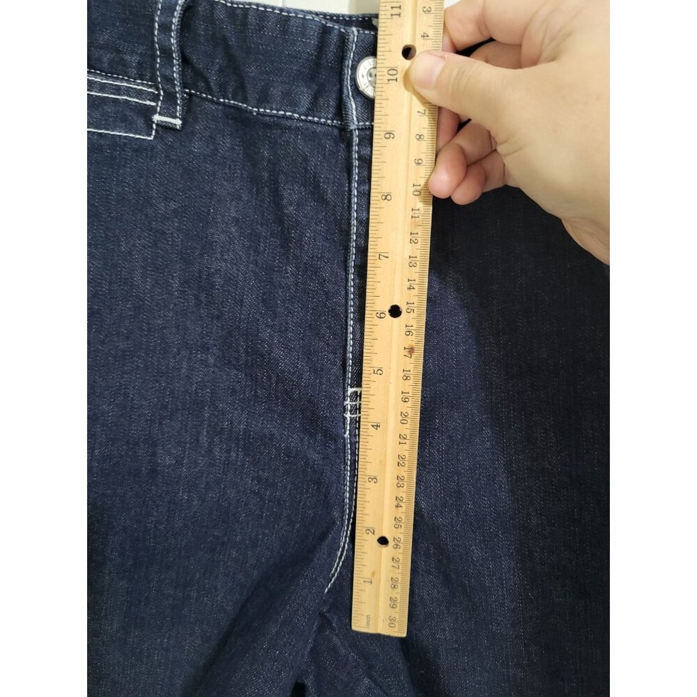 Ralph Lauren Jeans Co Women's SZ 10 Dark Wash Denim Shorts Preppy Classic - Picture 6 of 9